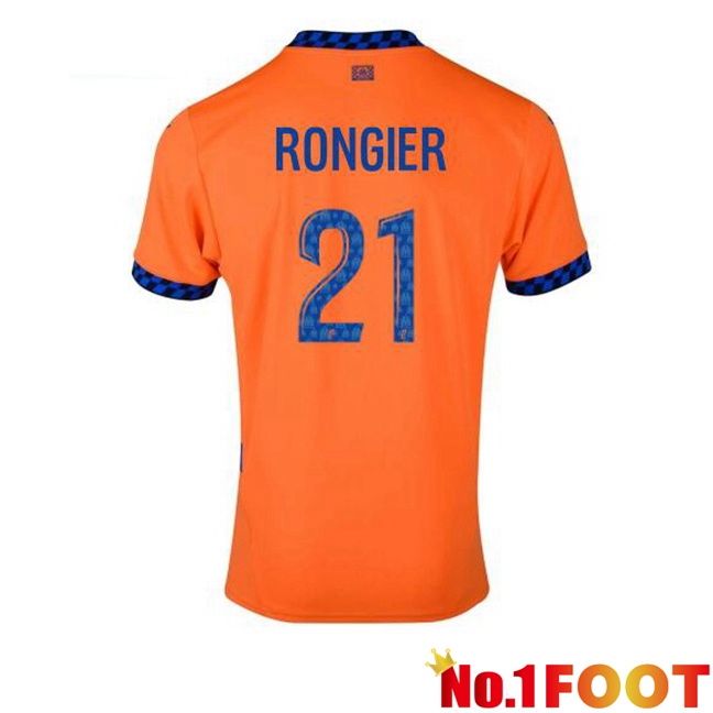 Marseille OM (RONGIER 21) Third Soccer Jersey Orange 2024/2025