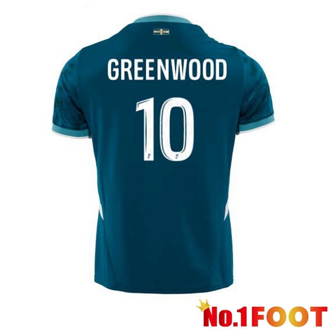 Marseille OM (GREENWOOD 10) Away Soccer Jersey Blue 2024/2025