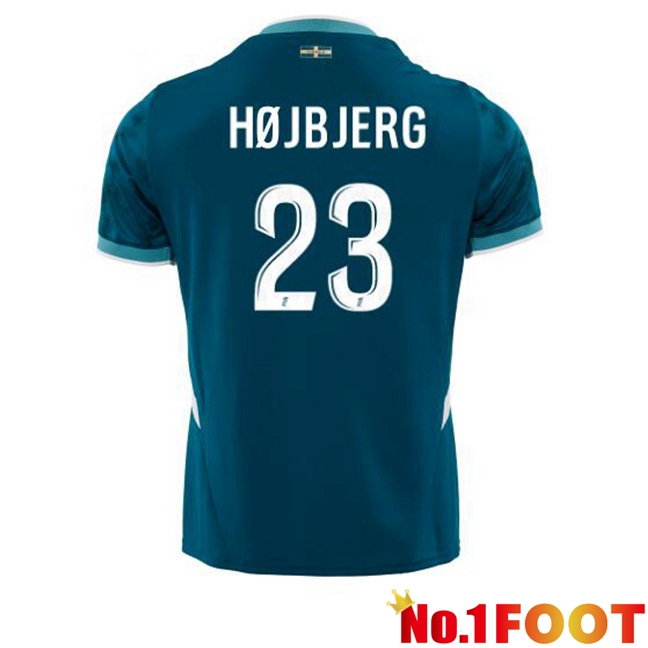 Marseille OM (HØJBJERG 23) Away Soccer Jersey Blue 2024/2025