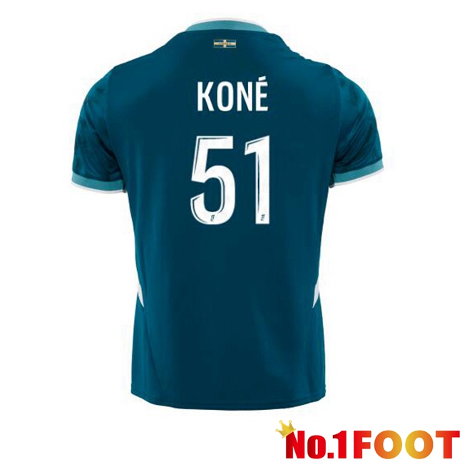 Marseille OM (KONÉ 51) Away Soccer Jersey Blue 2024/2025