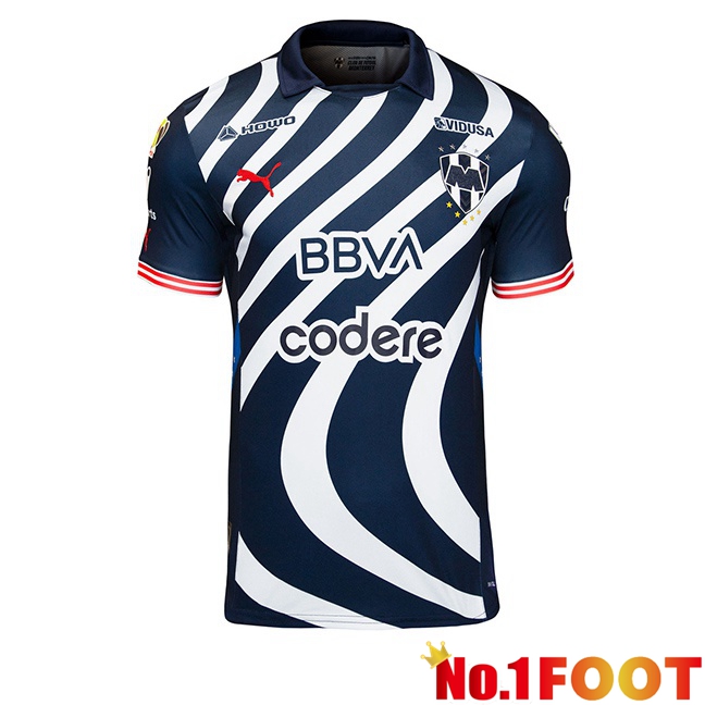 CF Monterrey Soccer Jersey Cup Blue White 2024/2025