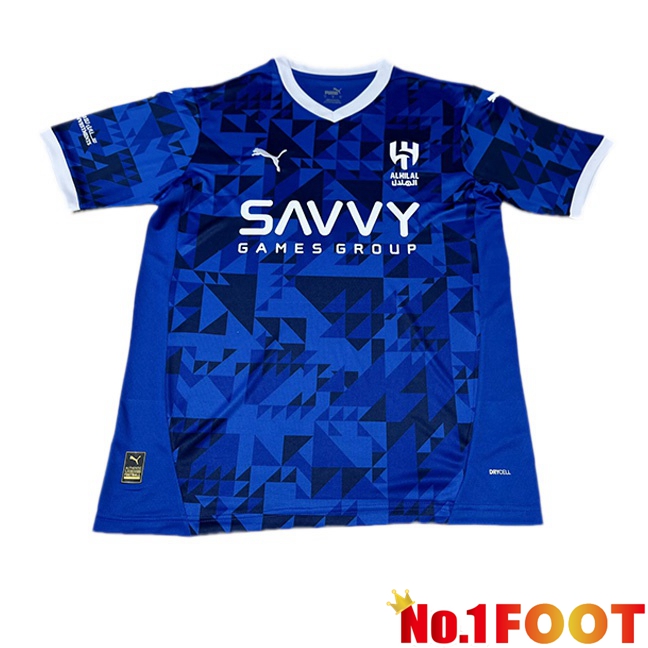 Al-Hilal FC Home Soccer Jersey Blue 2024/2025