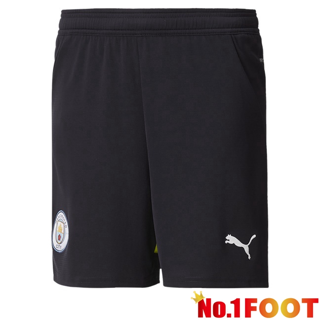 Manchester City Away Soccer Shorts Black 2024/2025