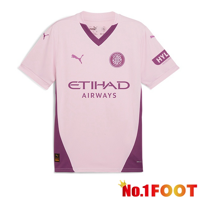 Girona Third Soccer Jersey Pink 2024/2025