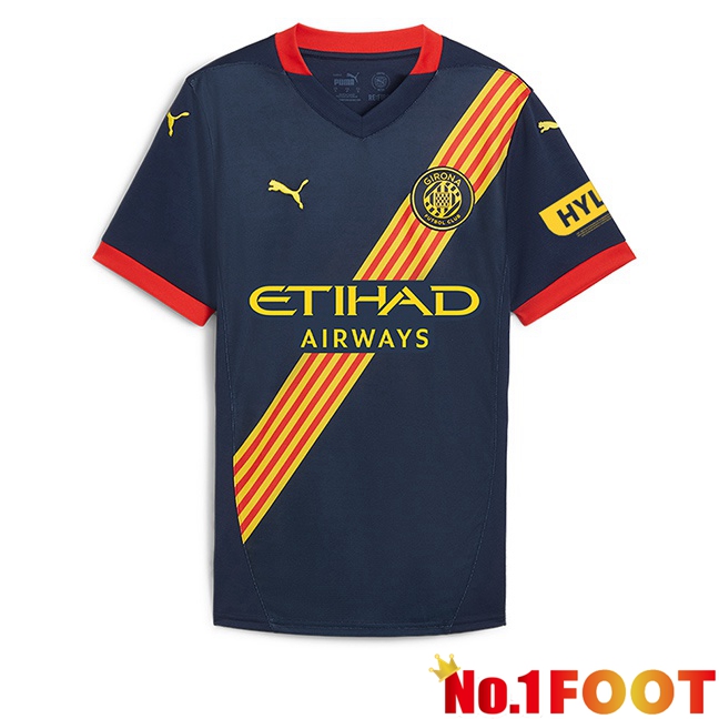 Girona Away Soccer Jersey Blue Royal 2024/2025