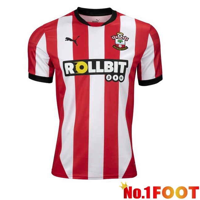 Southampton FC Home Soccer Jersey Red 2024/2025