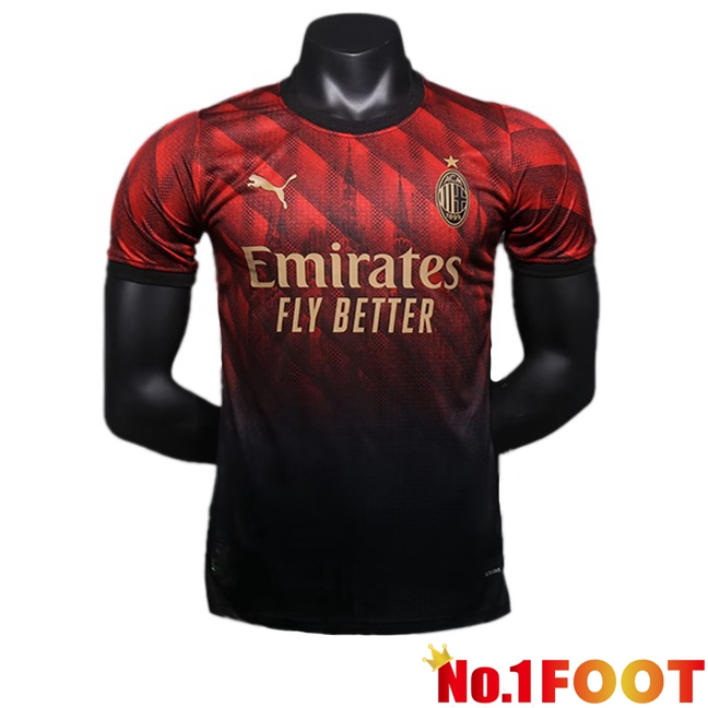 AC Milan Soccer Jersey Special Edition Red Black 2024/2025