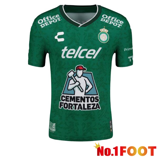 Club Leon Home Soccer Jersey Green 2024/2025 - Click Image to Close