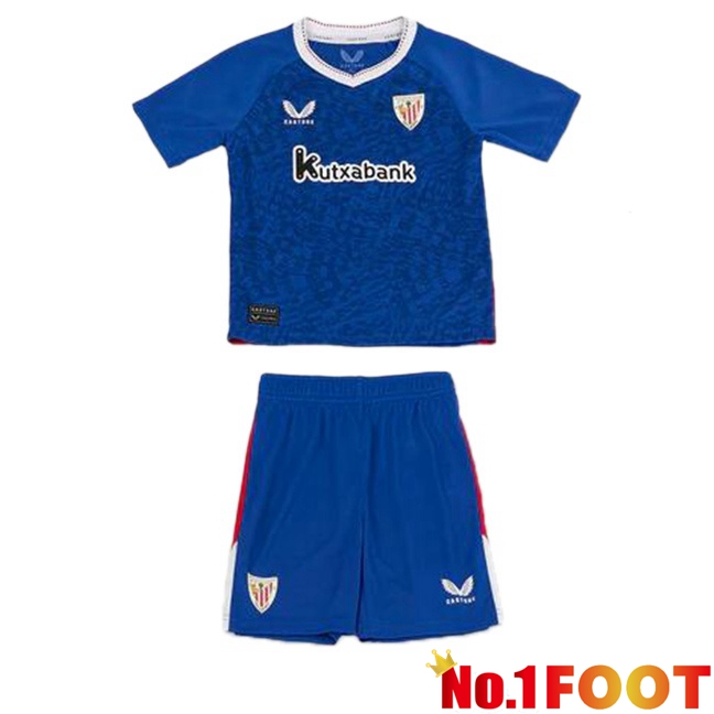 Athletic Club Kids Away Soccer Jersey Blue 2024/2025