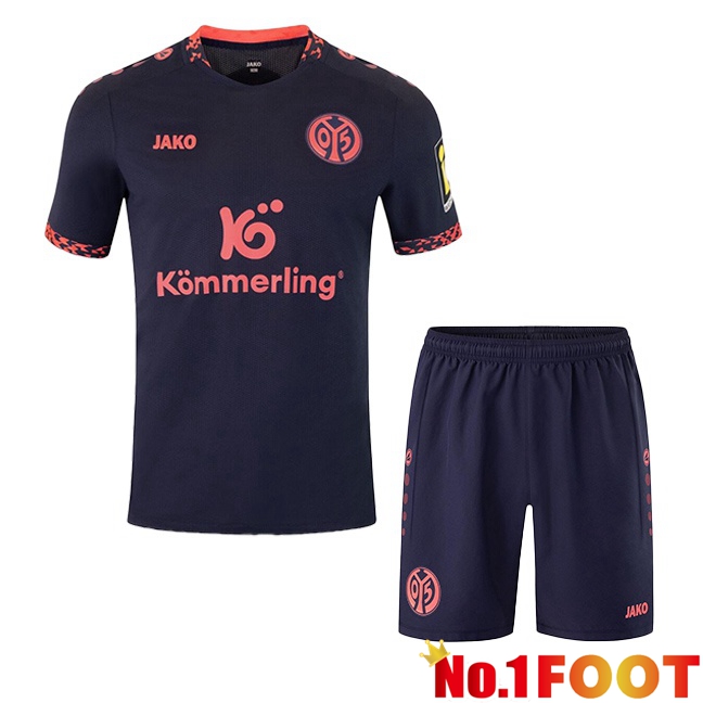 FSV Mainz 05 Kids Away Soccer Jersey Black 2024/2025