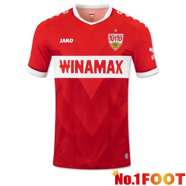 VfB Stuttgart Away Soccer Jersey Red 2024/2025