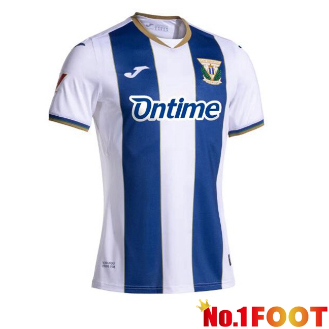 CD Leganes Home Soccer Jersey White Blue 2024/2025