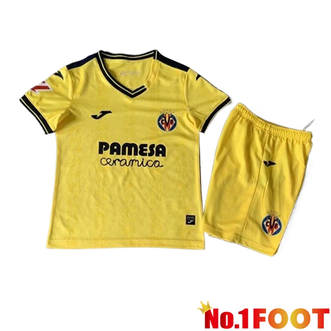 Villarreal Kids Home Soccer Jersey 2024/2025 - Click Image to Close