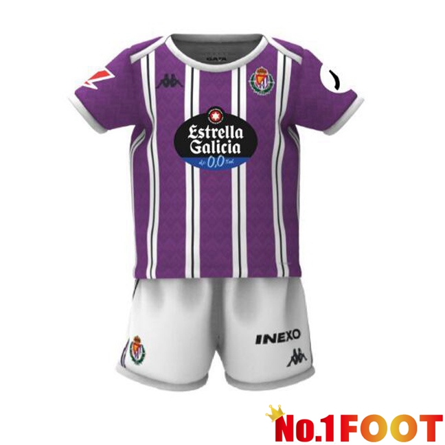 Real Valladolid Kids Home Soccer Jersey Purple 2024/2025 - Click Image to Close