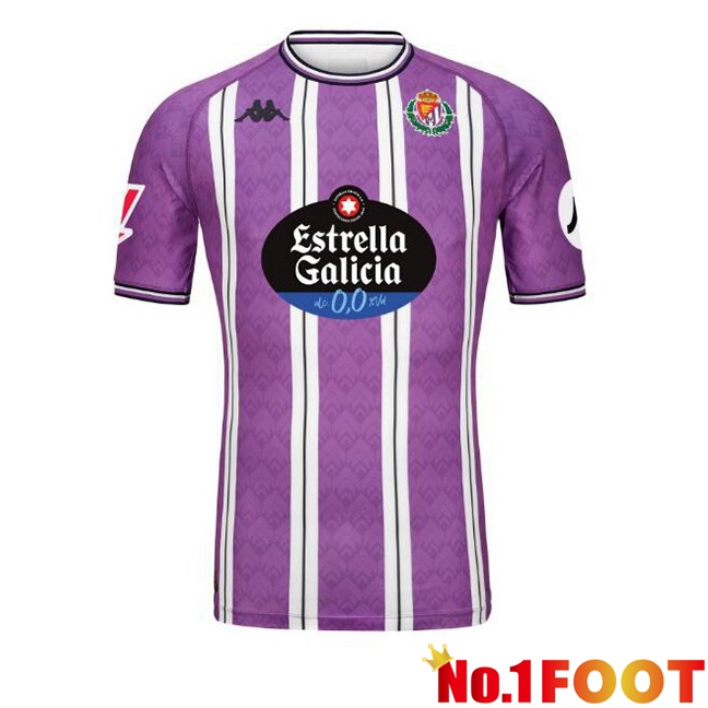 Real Valladolid Home Soccer Jersey Purple 2024/2025 - Click Image to Close