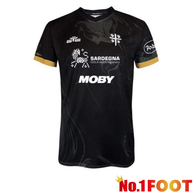 Cagliari Calcio Third Soccer Jersey Black 2024/2025