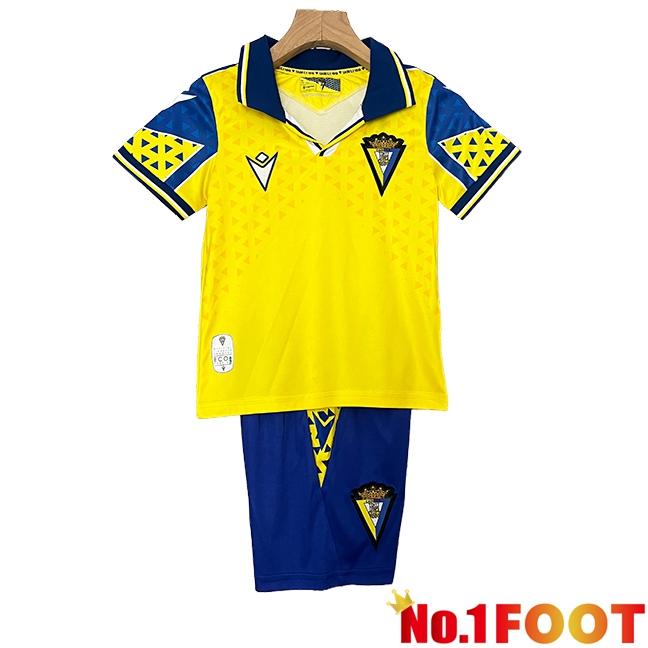 Cadiz CF Kids Home Soccer Jersey 2024/2025