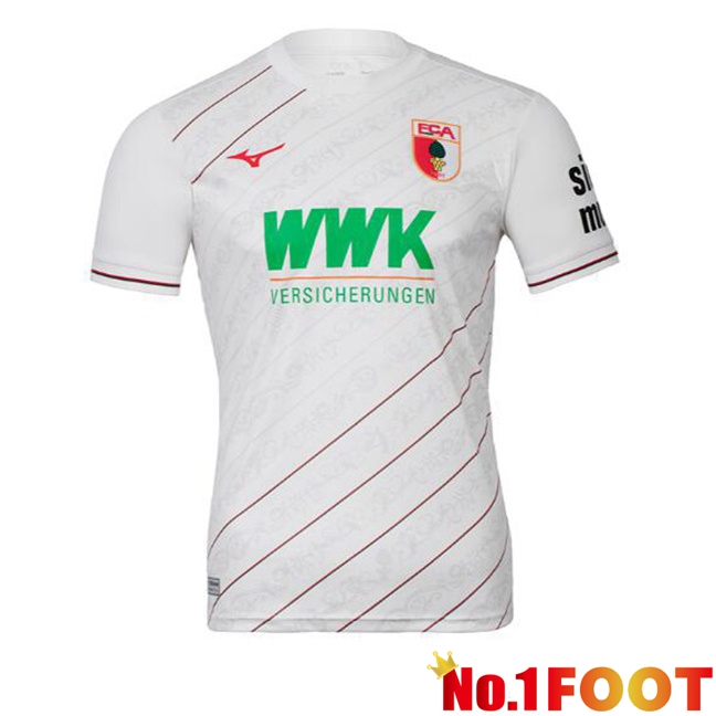 FC Augsburg Home Soccer Jersey White 2024/2025