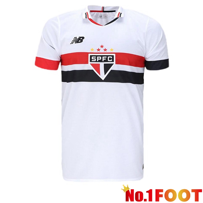 Sao Paulo FC Home Soccer Jersey White 2024/2025