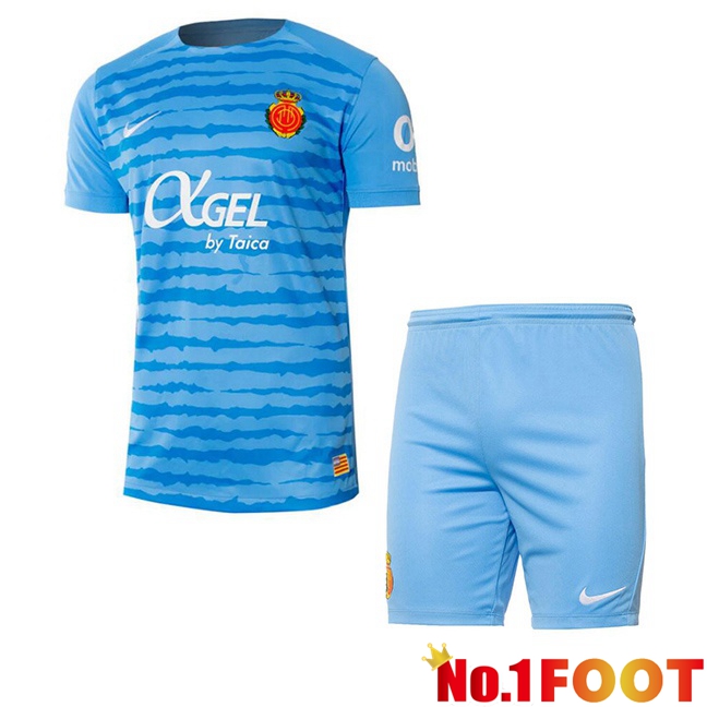 RCD Mallorca Kids Third Soccer Jersey Blue 2024/2025