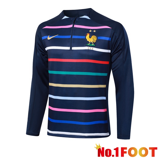 France Training Sweatshirt Blue Royal 2024/2025