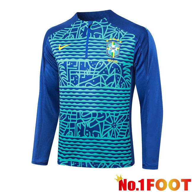 Brazil Training Sweatshirt Blue 2024/2025