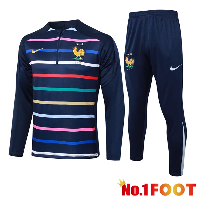 France kit Training Tracksuit Blue Royal 2024/2025