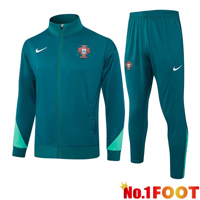 Portugal kit Training Jacket Suit Green 2024/2025