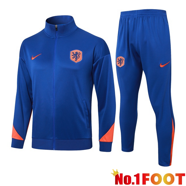 Netherlands kit Training Jacket Suit Blue 2024/2025