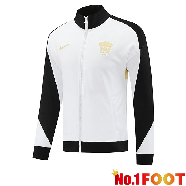 Pumas UNAM Training Jacket White 2024/2025