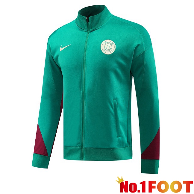 Paris PSG Training Jacket Green 2024/2025