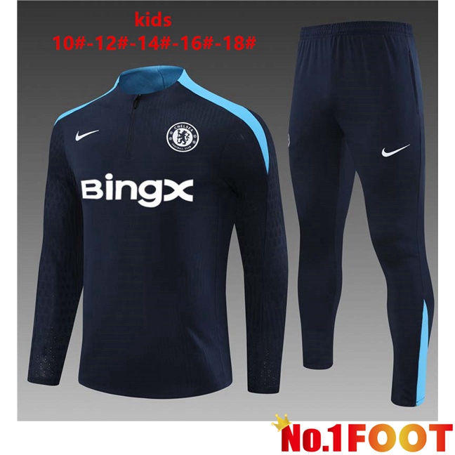 FC Chelsea Kids kit Training Tracksuit Blue Royal 2024/2025