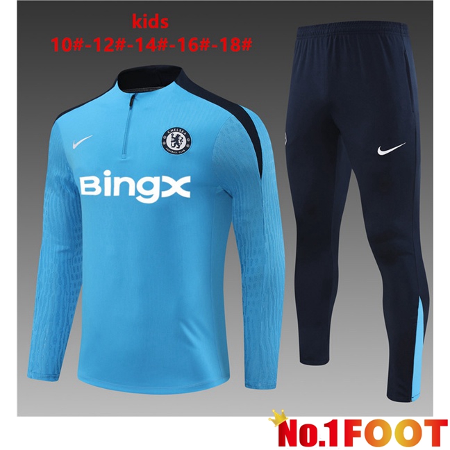 FC Chelsea Kids kit Training Tracksuit Blue 2024/2025