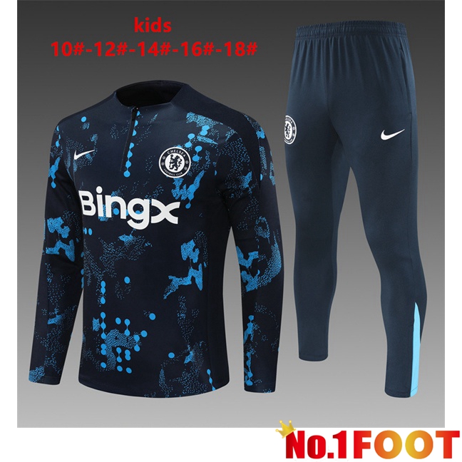 FC Chelsea Kids kit Training Tracksuit Blue Royal 2024/2025