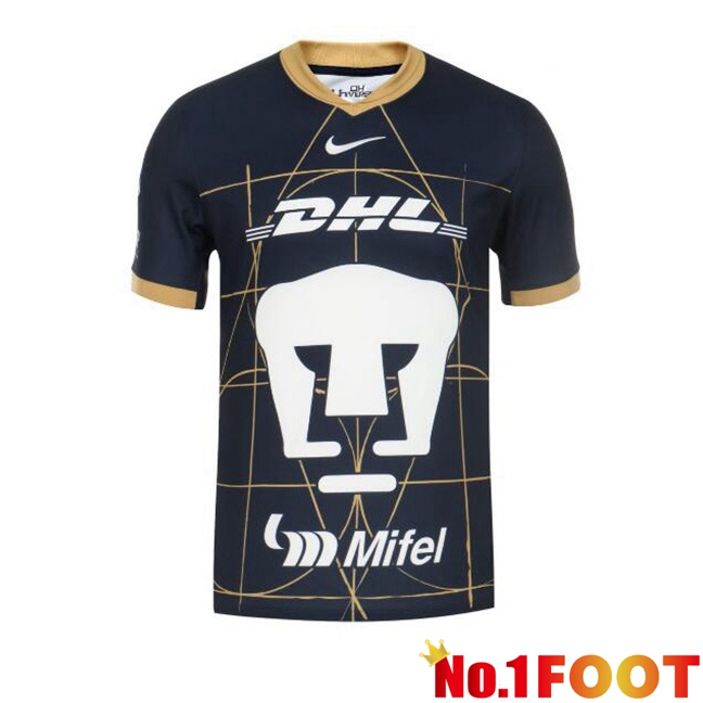 Pumas UNAM Away Soccer Jersey Black 2024/2025