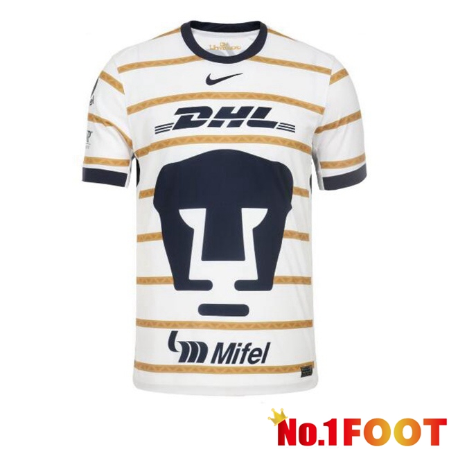 Pumas UNAM Home Soccer Jersey White 2024/2025