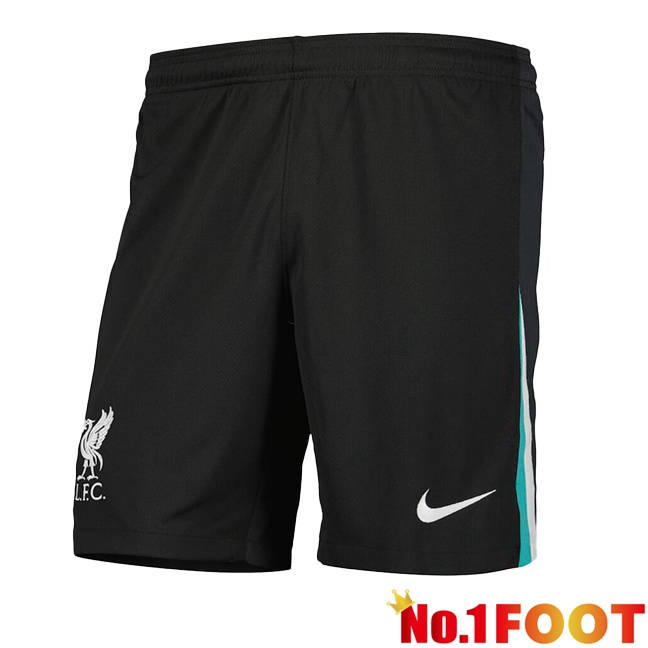 FC Liverpool Away Soccer Shorts Black 2024/2025