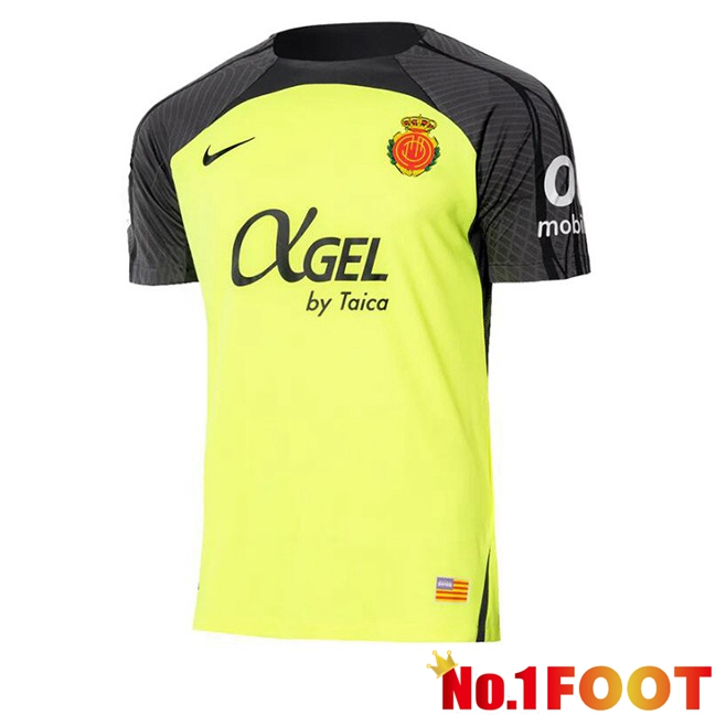 RCD Mallorca Away Soccer Jersey Yellow 2024/2025