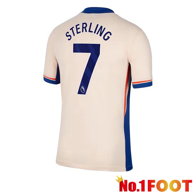 FC Chelsea (Sterling 7) Away Soccer Jersey Yellow 2024/2025