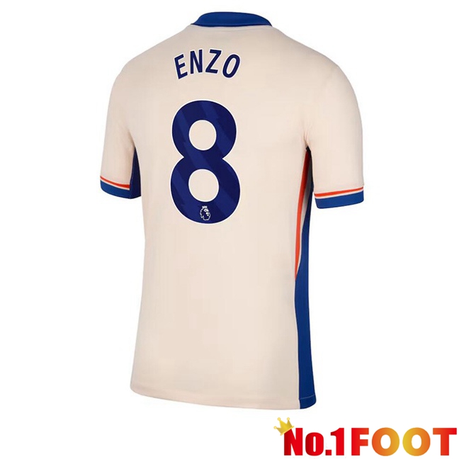 FC Chelsea (Enzo 8) Away Soccer Jersey Yellow 2024/2025