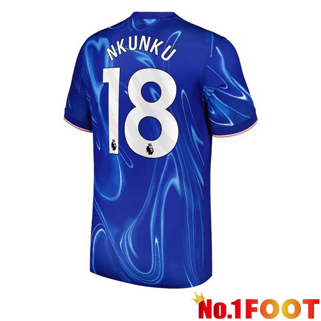 FC Chelsea (Nkunku 18) Home Soccer Jersey Blue 2024/2025