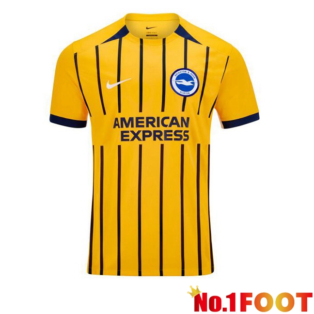 FC Brighton Away Soccer Jersey Yellow 2024/2025