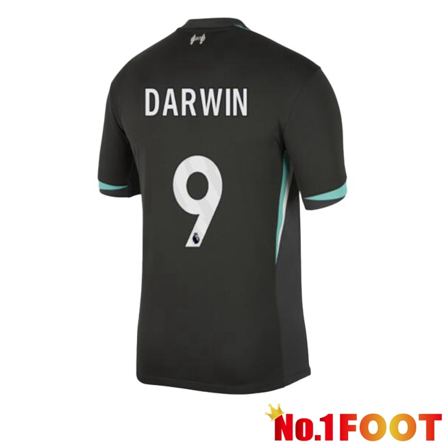 FC Liverpool (DARWIN 9) Away Soccer Jersey Black 2024/2025