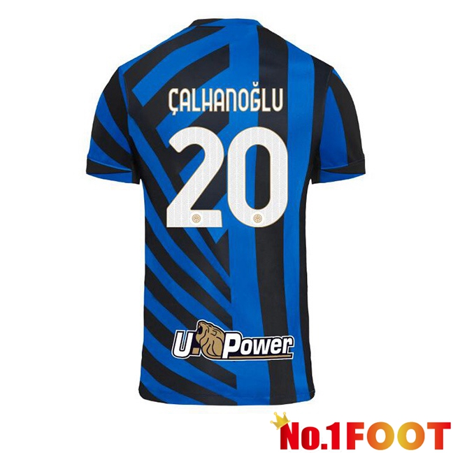 Inter Milan (ÇALHANOĞLU 20) Home Soccer Jersey Blue 2024/2025