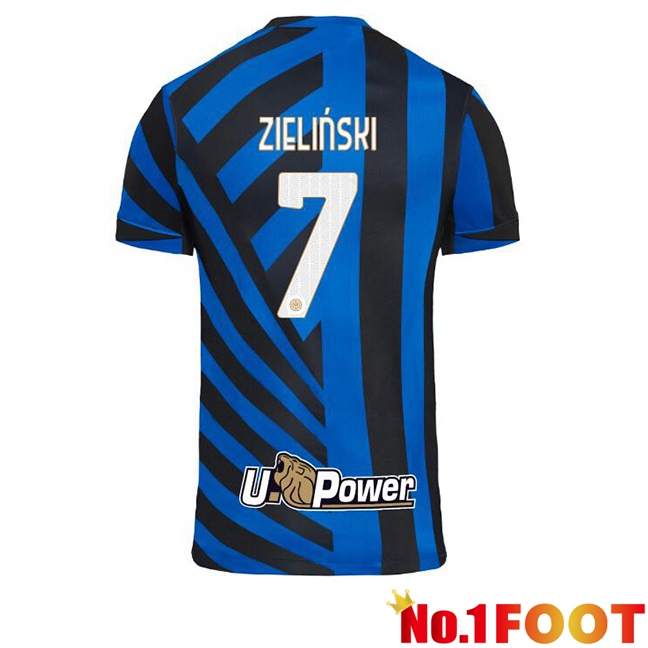 Inter Milan (ZIELIŃSKI 7) Home Soccer Jersey Blue 2024/2025