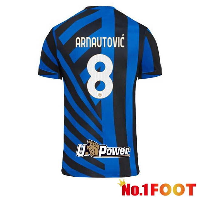 Inter Milan (ARNAUTOVIĆ 8) Home Soccer Jersey Blue 2024/2025