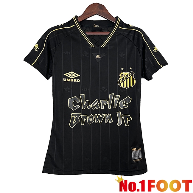 Santos FC Women Soccer Jersey Special Edition Black 2024/2025