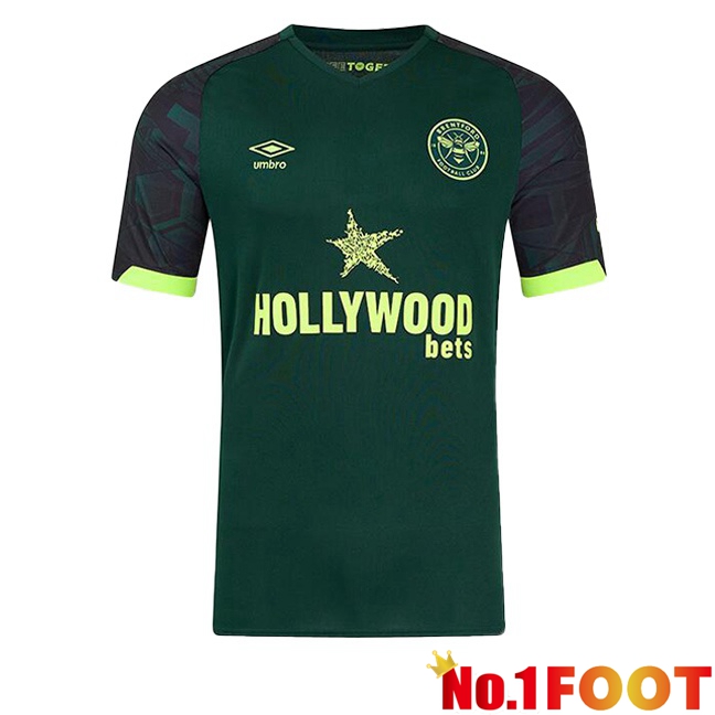 Brentford FC Third Soccer Jersey Green 2024/2025