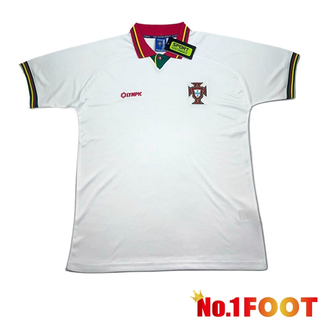 Portugal Retro Away Soccer Jersey 1995/1996