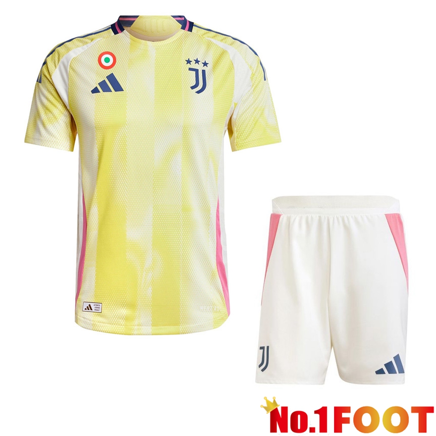 Juventus Away kit Soccer Jersey + Shorts 2024/2025